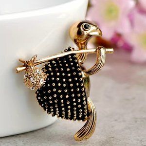 Walking Tortoise Brooch Women Clothes Accessories Crystals Turtle Brooch